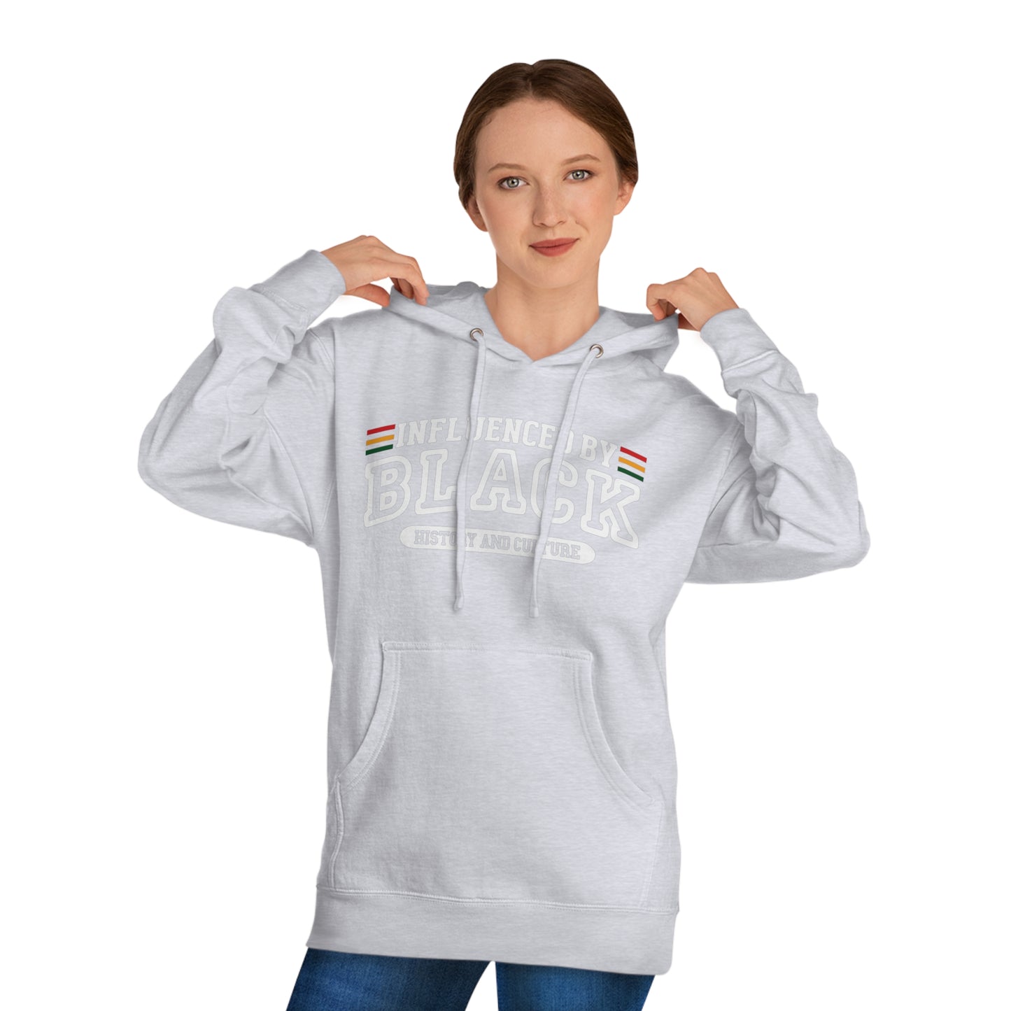 Influenced by Black History and Culture Hoodie "White"