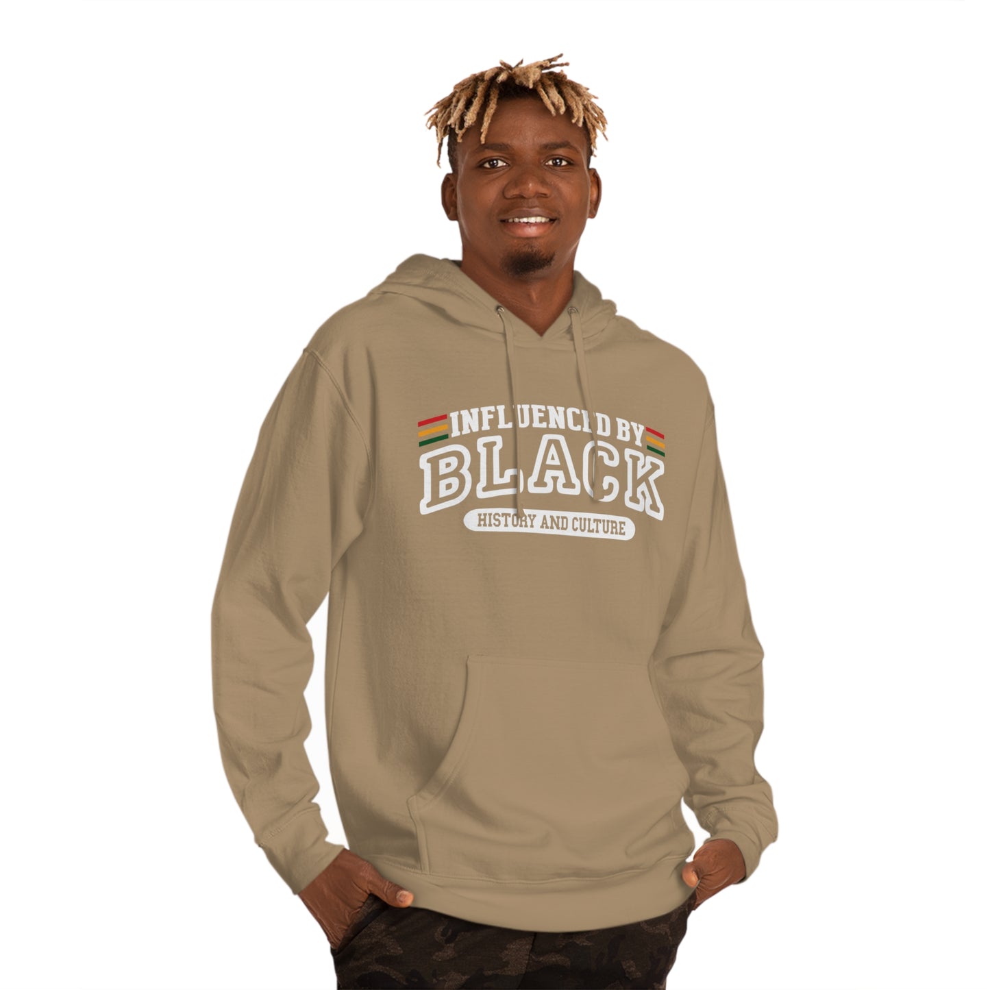 Influenced by Black History and Culture Hoodie "White"