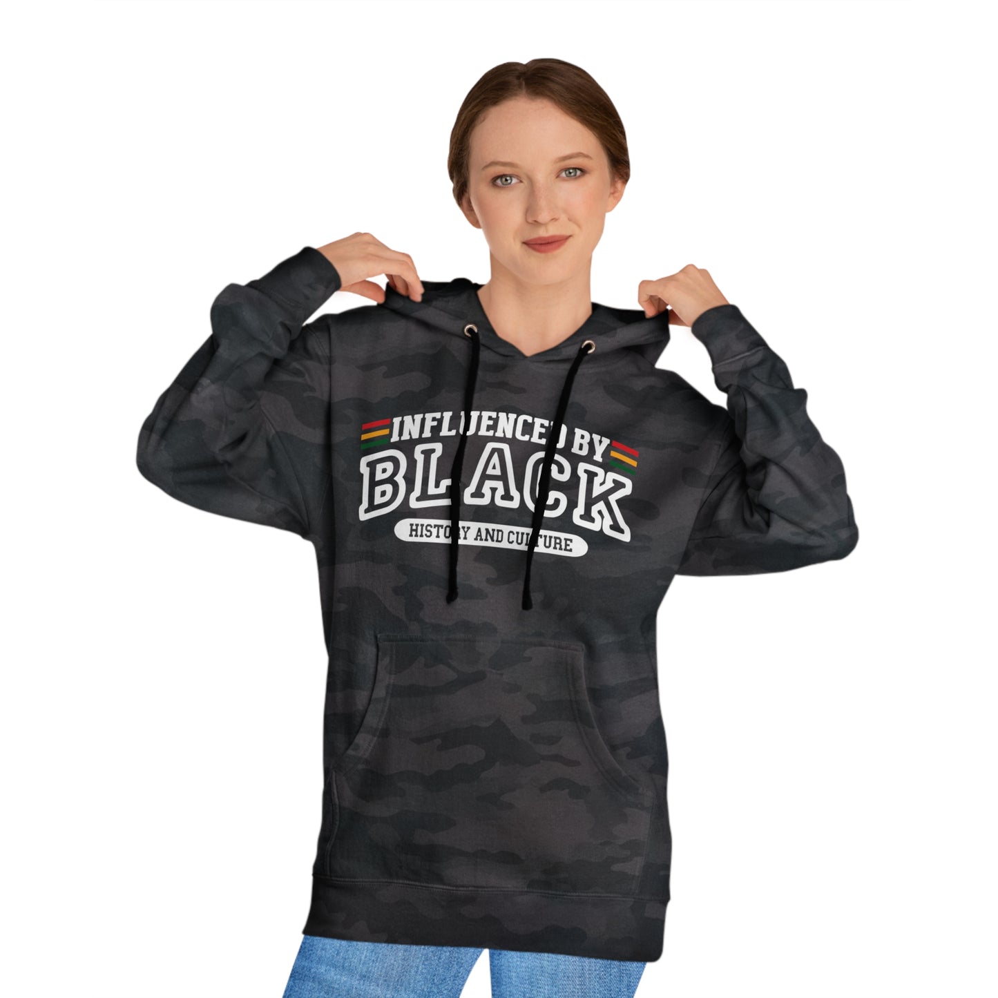 Influenced by Black History and Culture Hoodie "White"