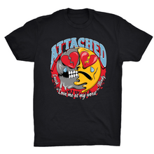 Load image into Gallery viewer, Attached Emoji Black Tee