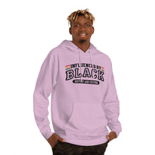 Load image into Gallery viewer, Influenced by Black History and Culture Hoodie &quot;Black&quot;