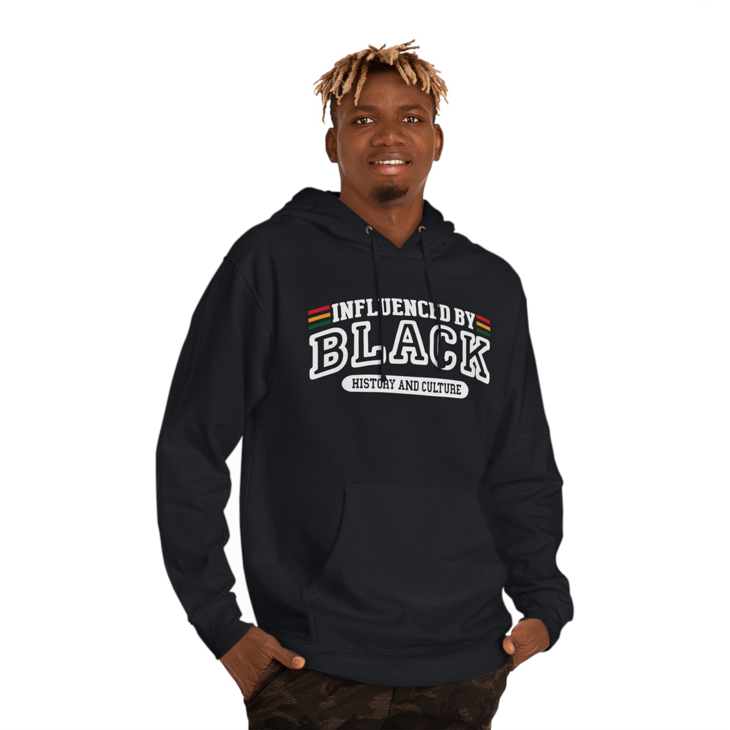 Influenced by Black History and Culture Hoodie "White"
