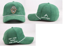 Load image into Gallery viewer, Lavish Brain Corduroy Cap “Green w/white rope”