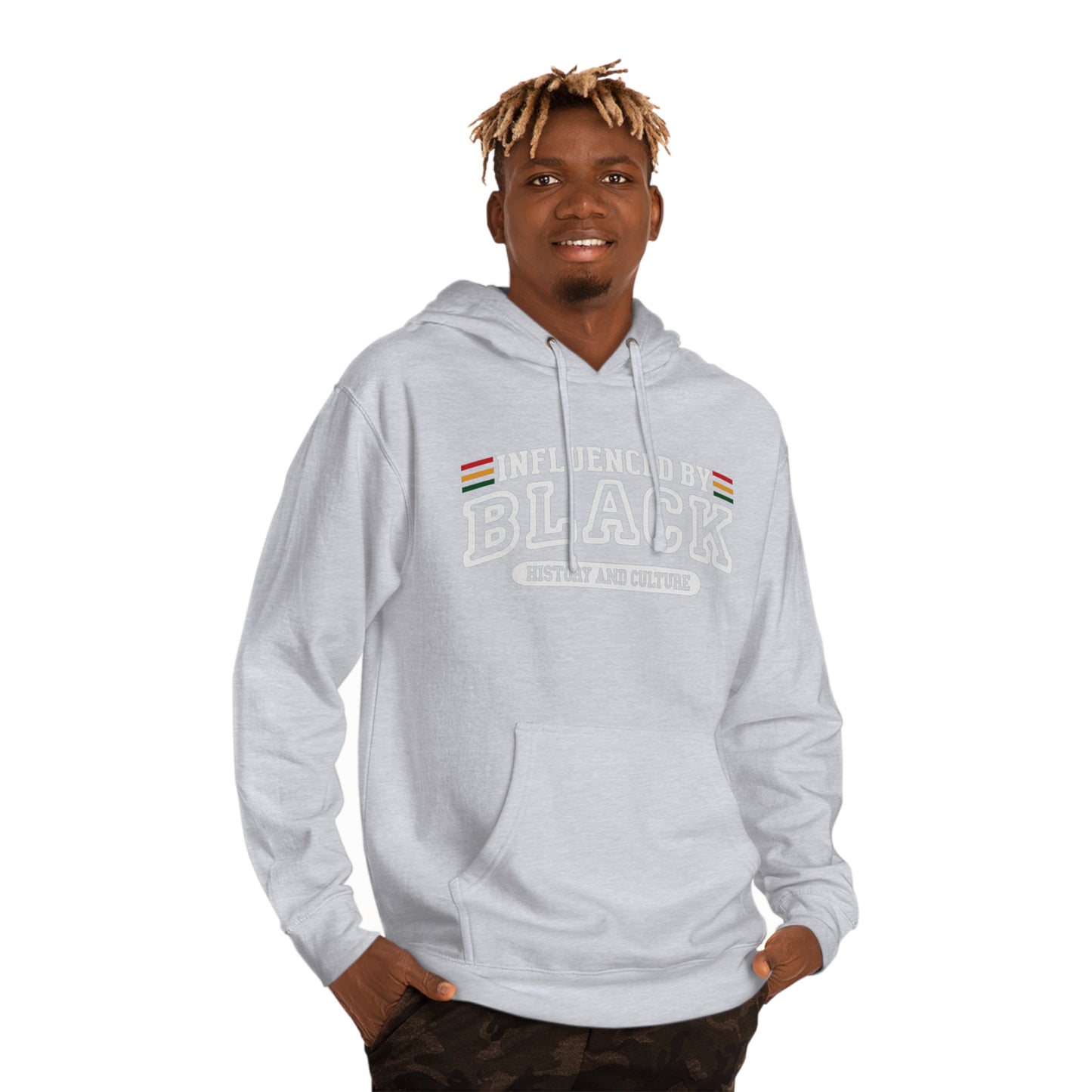 Influenced by Black History and Culture Hoodie "White"