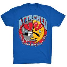 Load image into Gallery viewer, Attached Emoji Royal Blue Tee