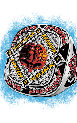 10yr Anniversary Ring “Blk”