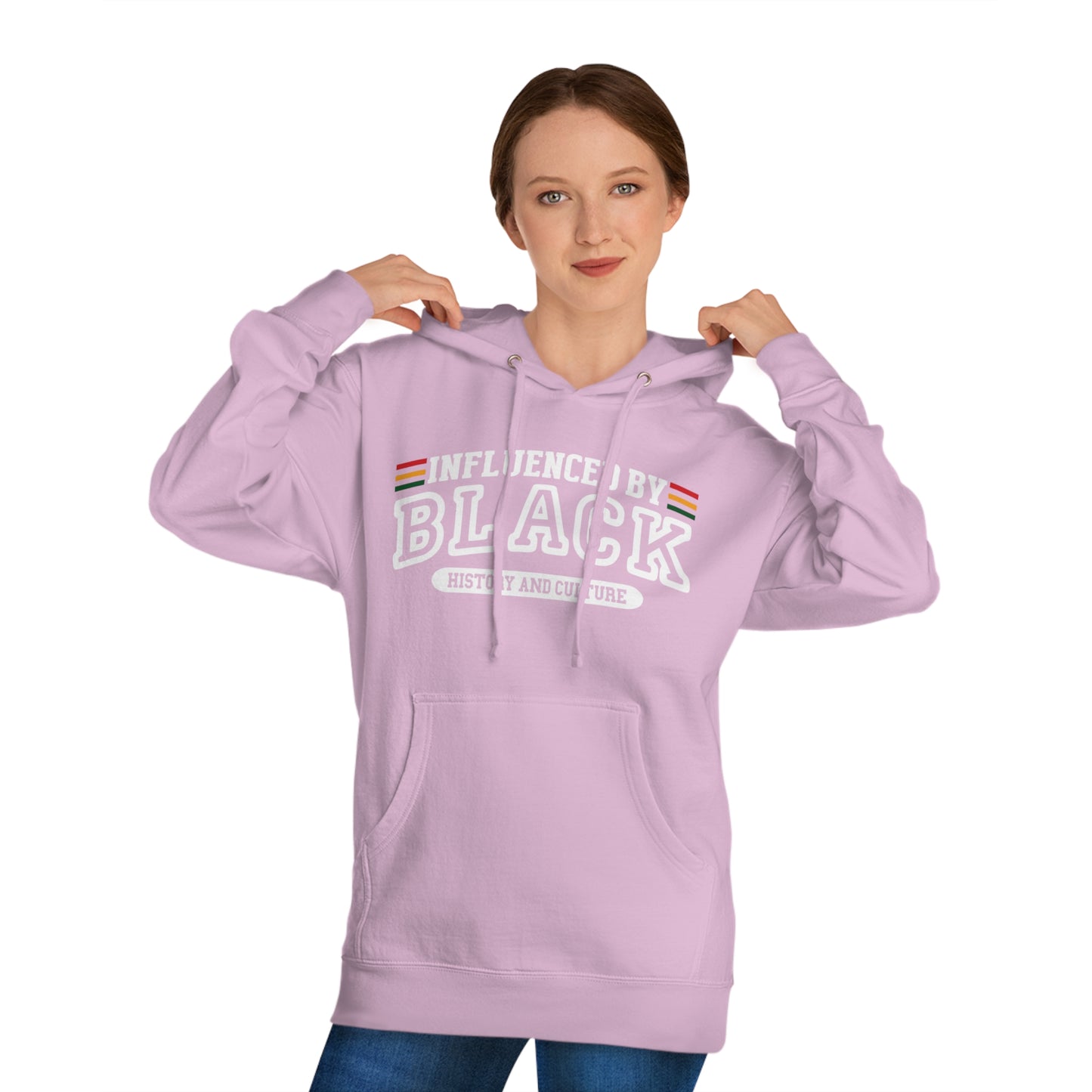 Influenced by Black History and Culture Hoodie "White"