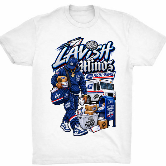 Lavish Mindz Postal Service Guy “White”