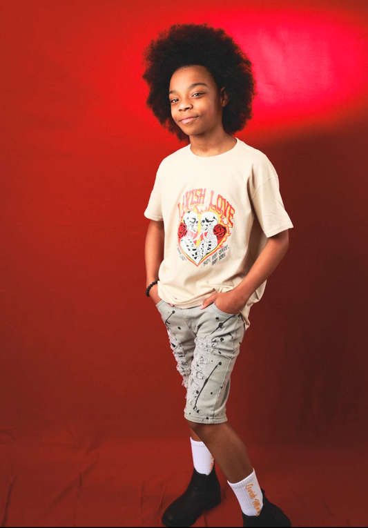 Lavish Love Tan Tee