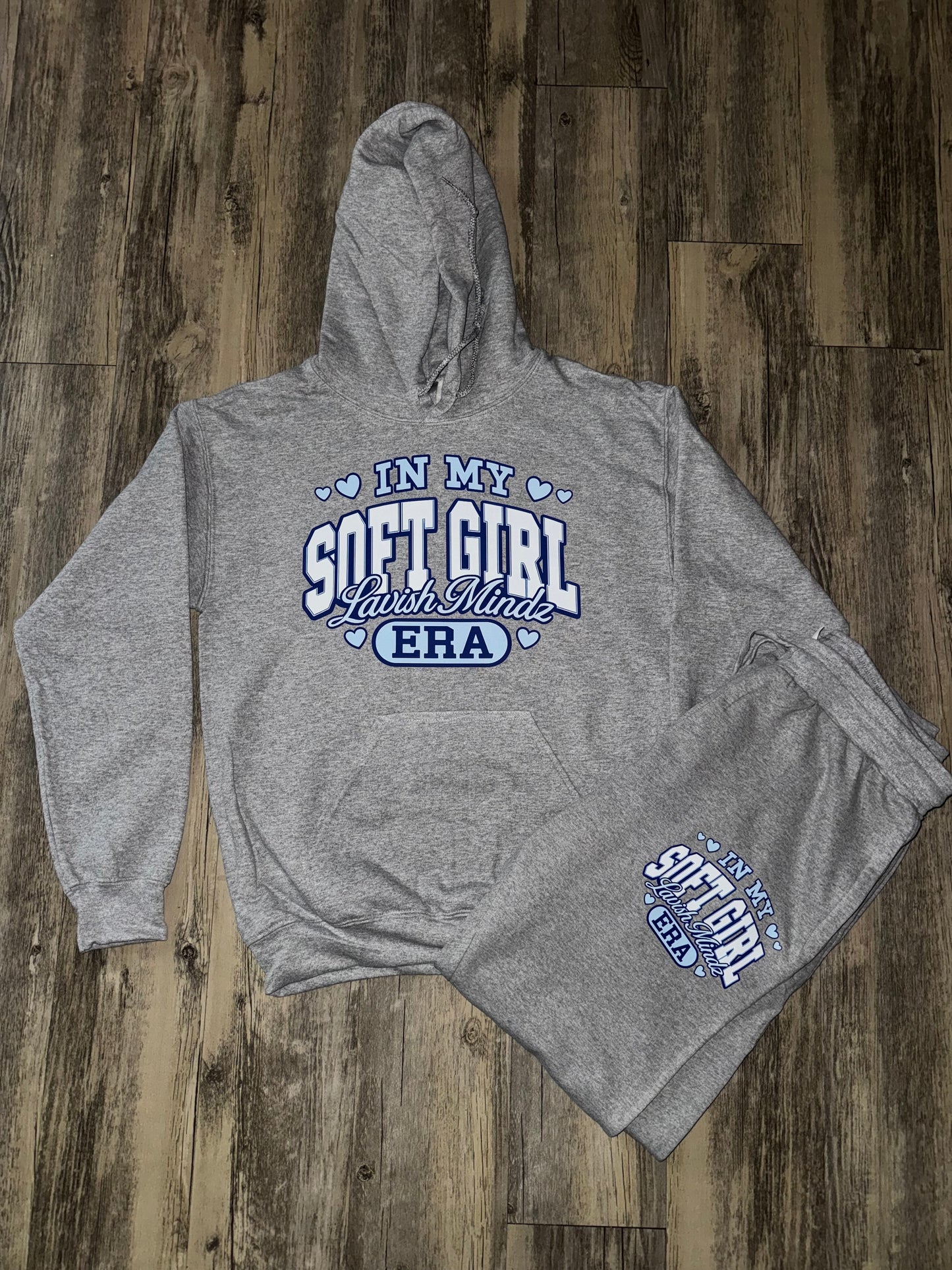 Soft Girl Era Set “Grey w/Blue”