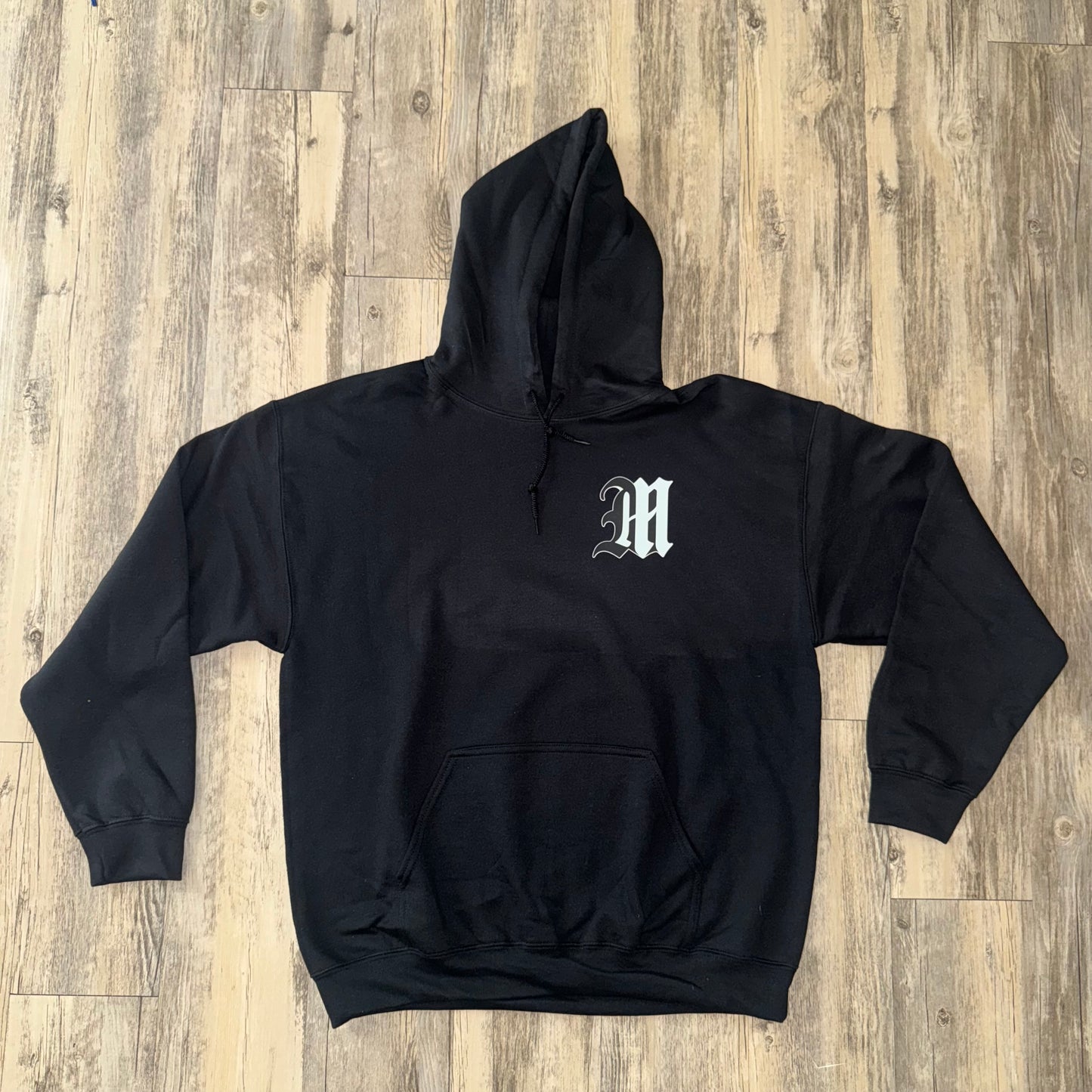 Gothic LM logo w/brain Hoodie “Black”