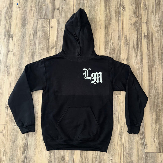 Gothic Letters LM w/brain Hoodie “Black”