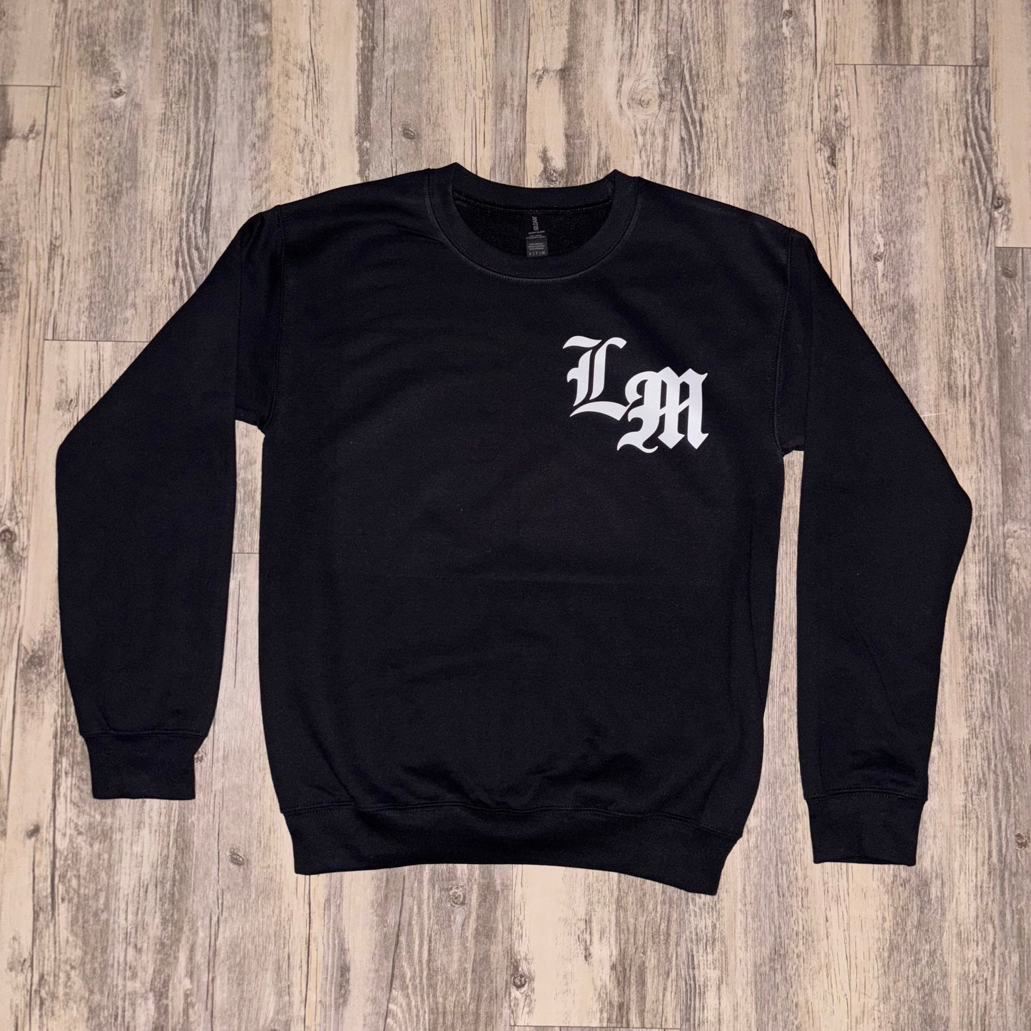 Gothic Letters LM w/brain Sweatshirt“Black”