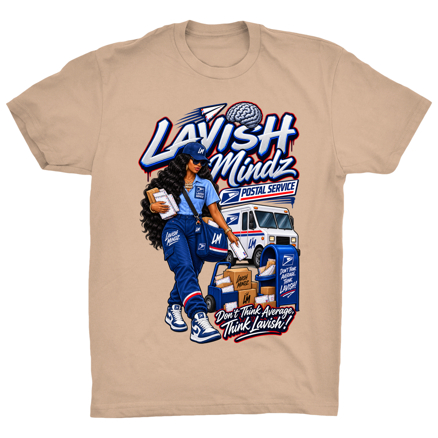 Lavish Mindz Postal Service Lady “Tan”