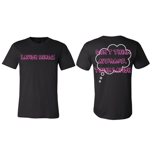 Think Bubble Black w/Pink