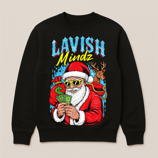 Santa Sweatshirt “Black”