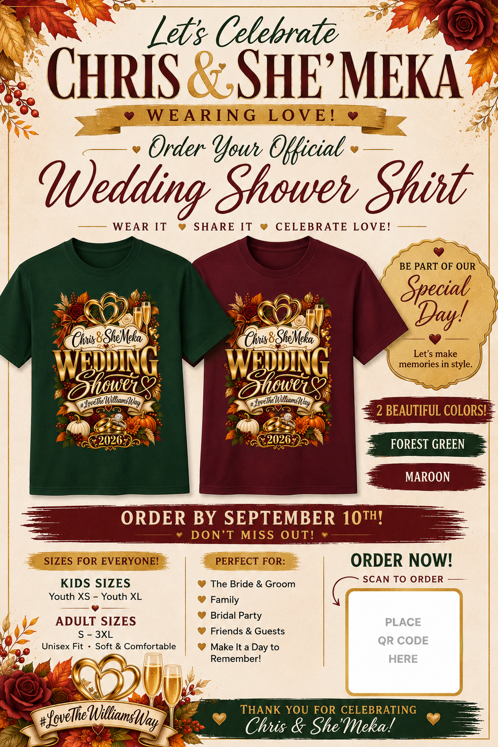 Wedding Shower Shirts