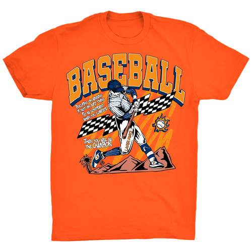 Orange Home Run Tee