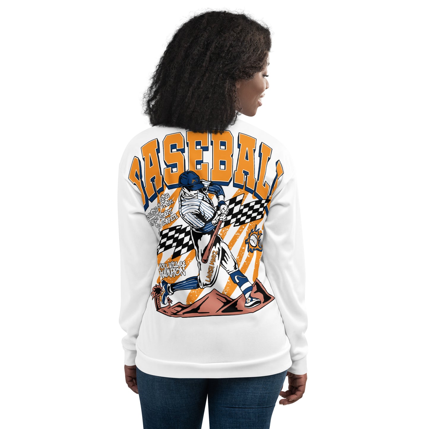“ Home Run”Unisex Bomber Jacket
