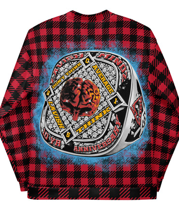 10yr Anniversary Ring Plaid Unisex Bomber Jacket