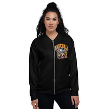 Load image into Gallery viewer, Blk Home Run Unisex Bomber Jacket
