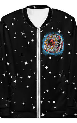 10yr Anniversary Ring Bling Unisex Bomber Jacket