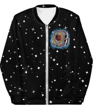 10yr Anniversary Ring Bling Unisex Bomber Jacket