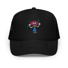 Load image into Gallery viewer, Brain Man Embroidered Foam Trucker Hat