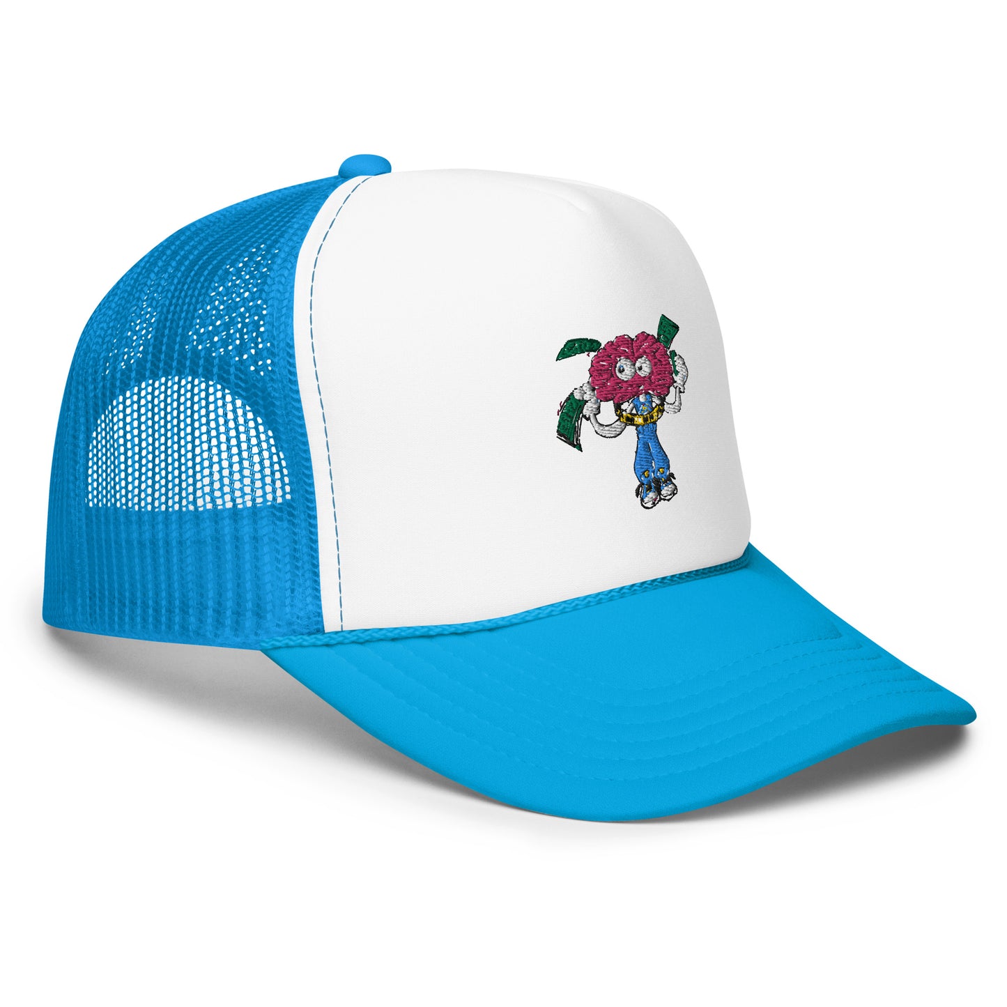 Brain Man Embroidered Foam Trucker Hat