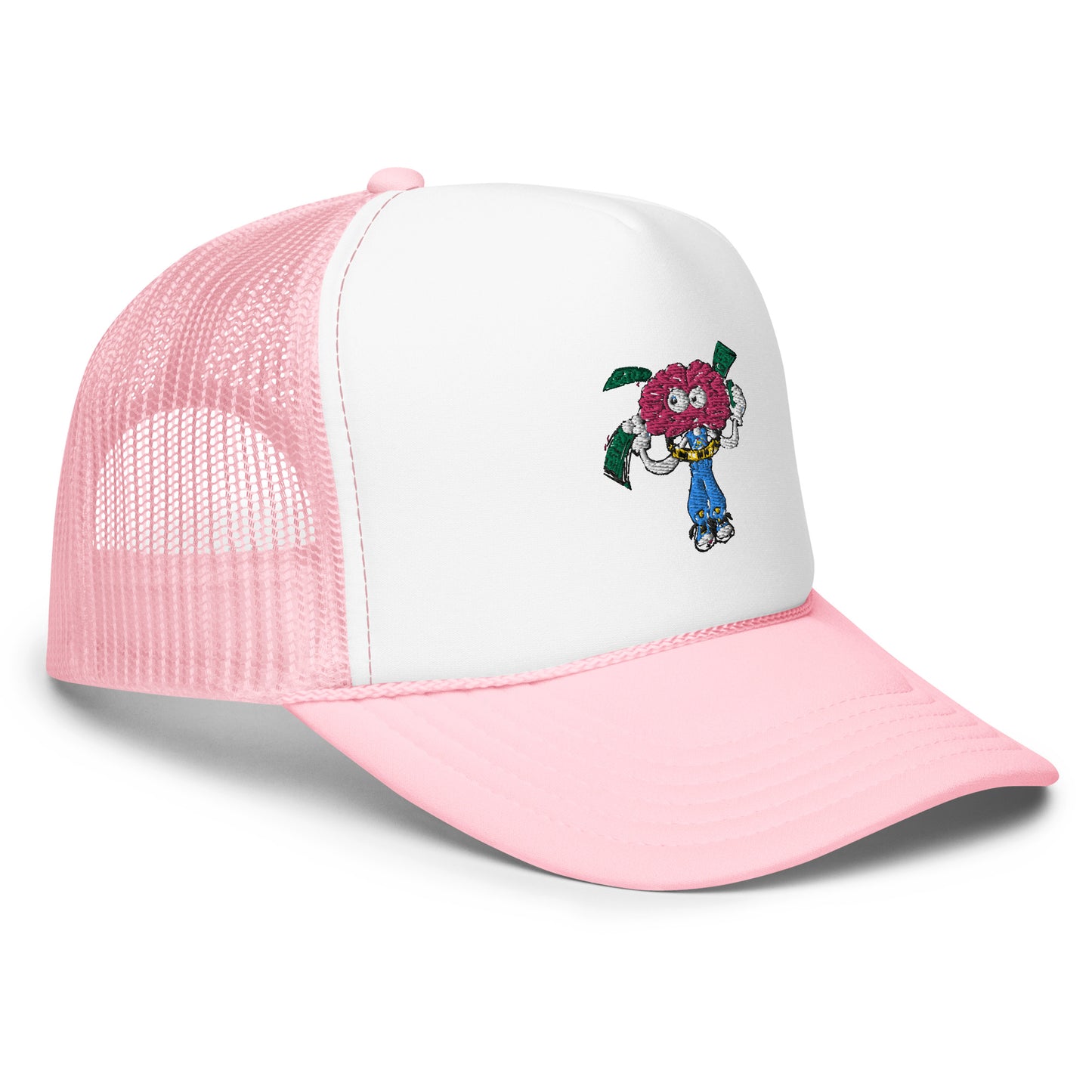 Brain Man Embroidered Foam Trucker Hat