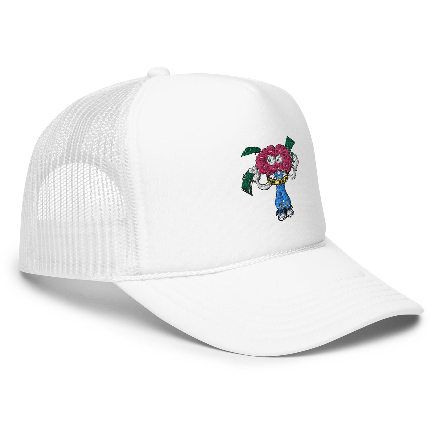 Brain Man Embroidered Foam Trucker Hat