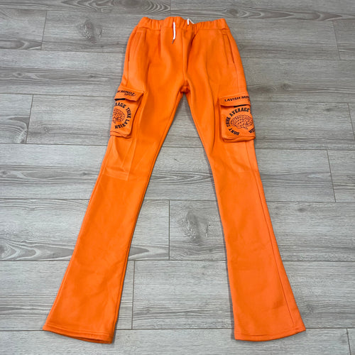 Orange Double Stack Pants