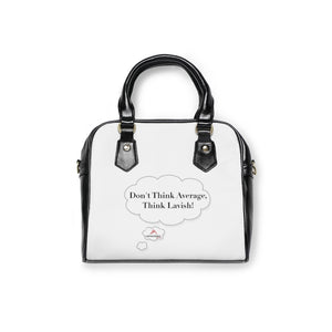 Slogan Shoulder Handbag