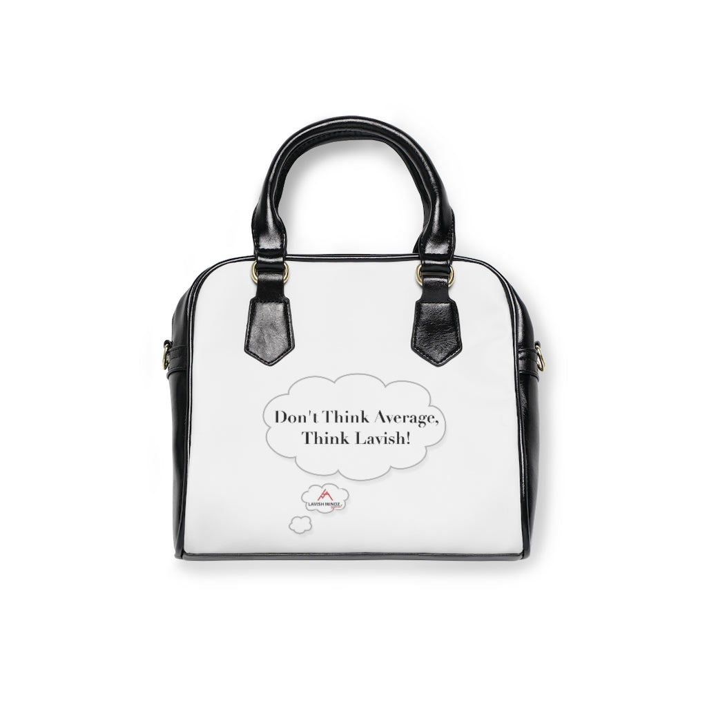 Slogan Shoulder Handbag