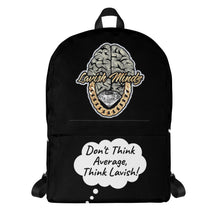 Load image into Gallery viewer, Black Lavish Brain/Slogan Backpack