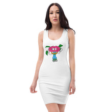 Load image into Gallery viewer, Brain Man White  Dress