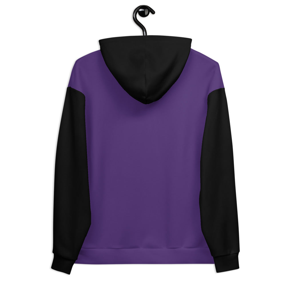 Brain In Hand Purple/Black Hoodie