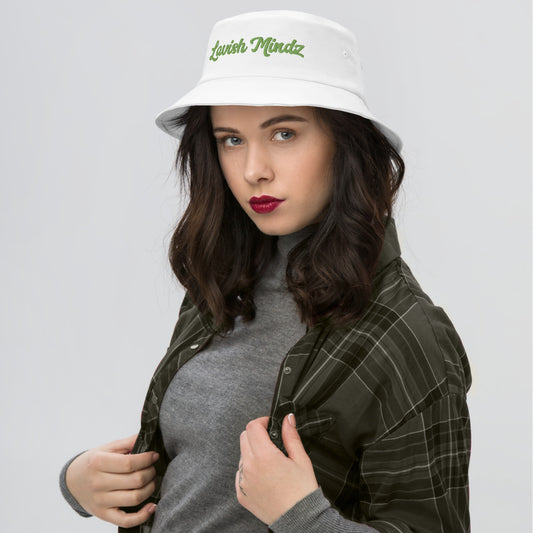 Lavish Mindz Cursive Old School Bucket Hat