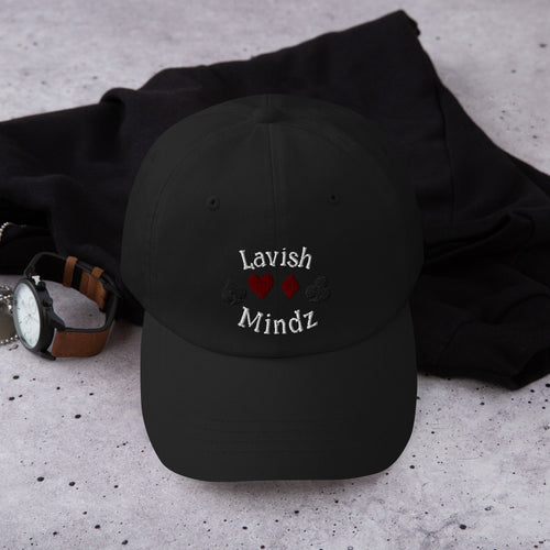 Lucky Lavish Dad hat (White Words)