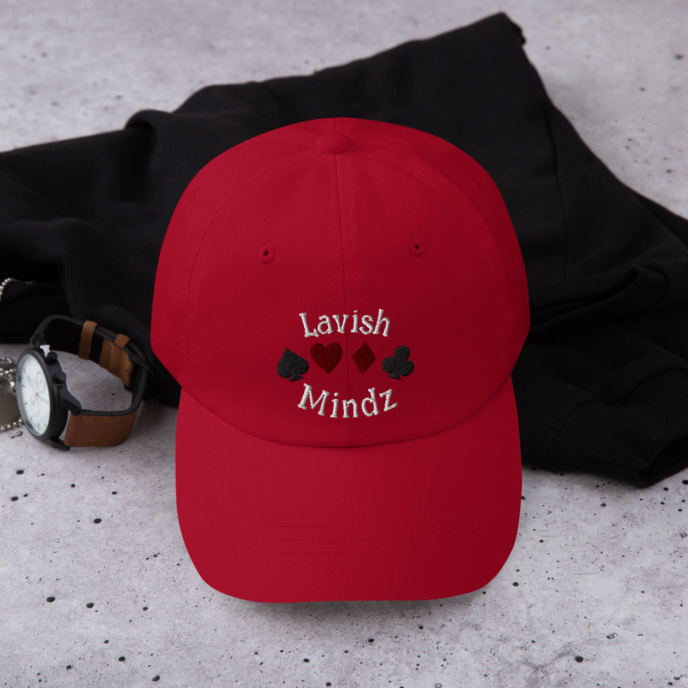 Lucky Lavish Dad hat (White Words)