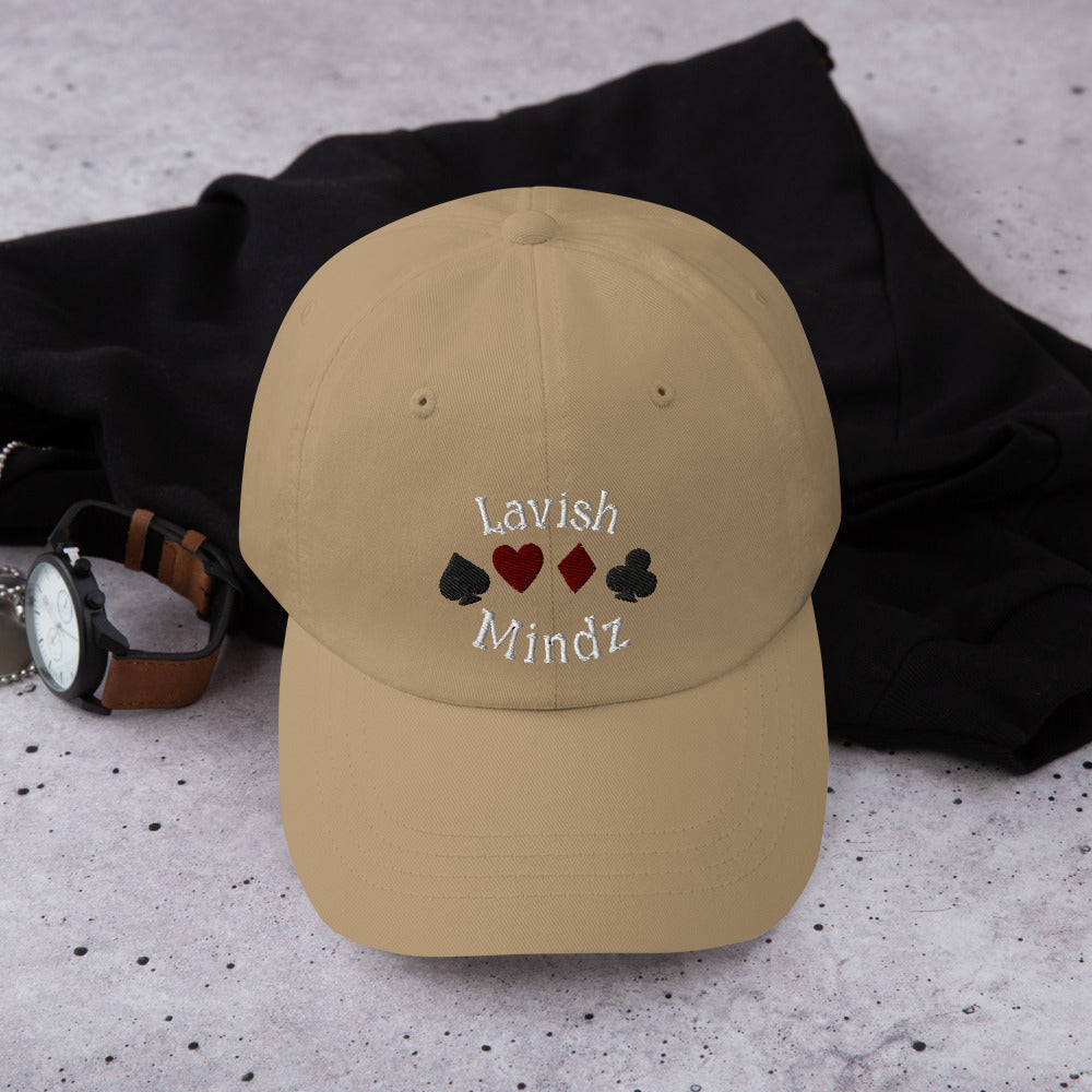 Lucky Lavish Dad hat (White Words)