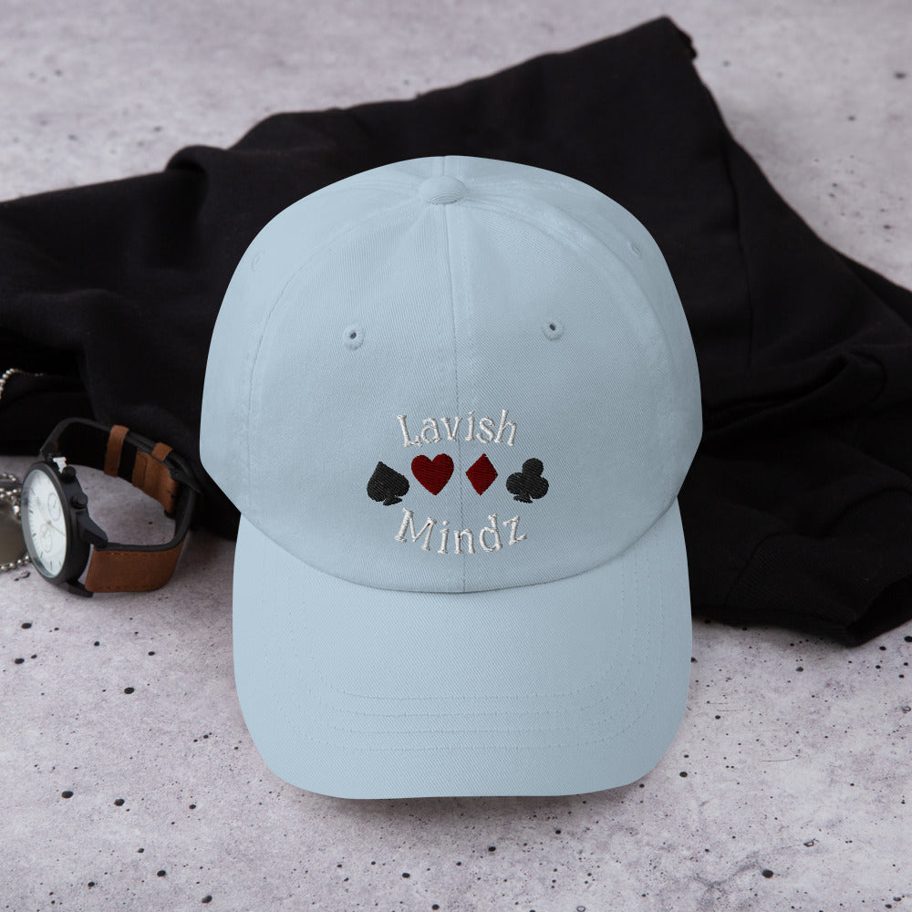 Lucky Lavish Dad hat (White Words)