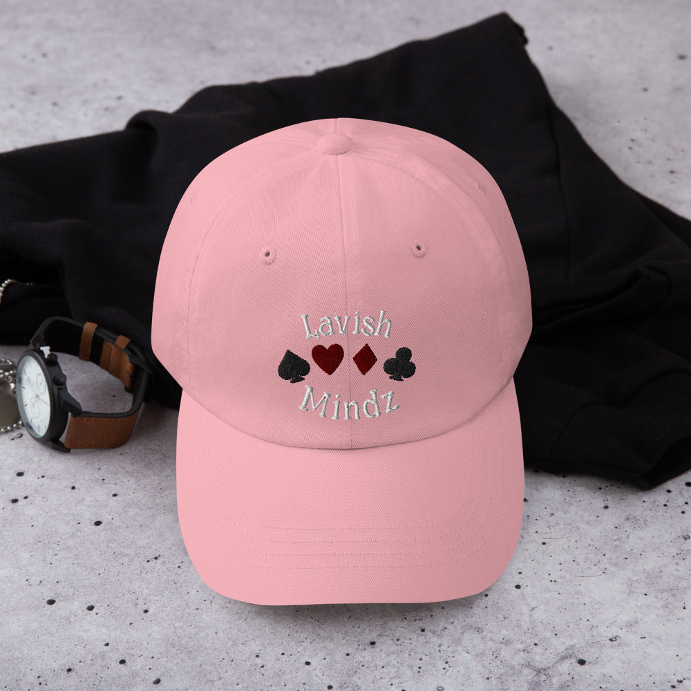Lucky Lavish Dad hat (White Words)