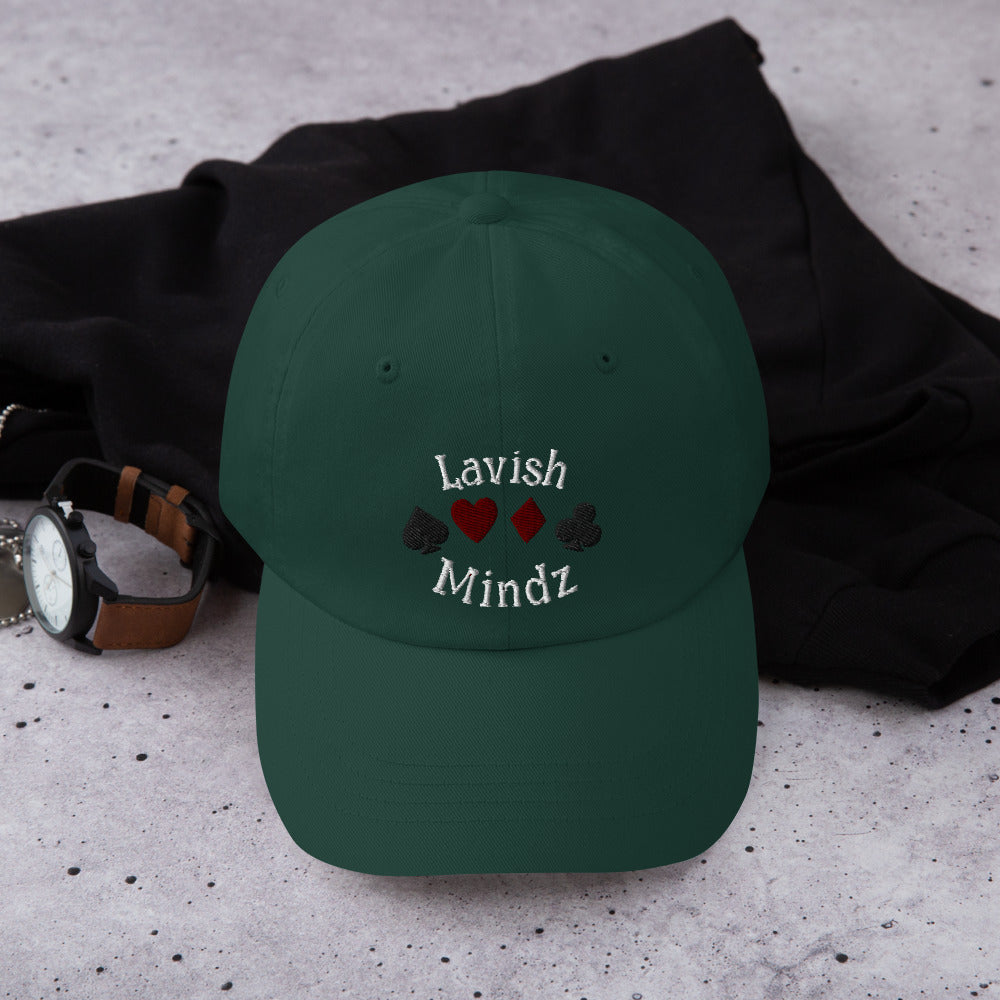 Lucky Lavish Dad hat (White Words)