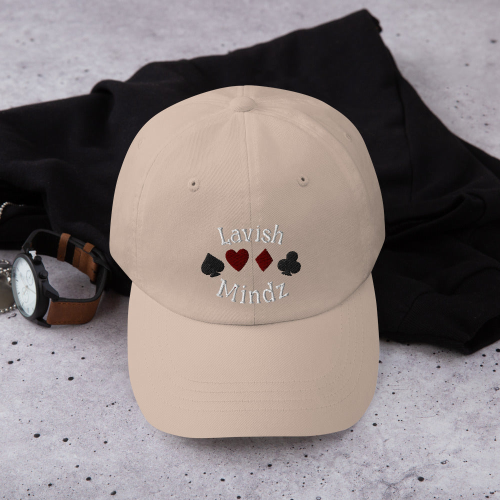 Lucky Lavish Dad hat (White Words)