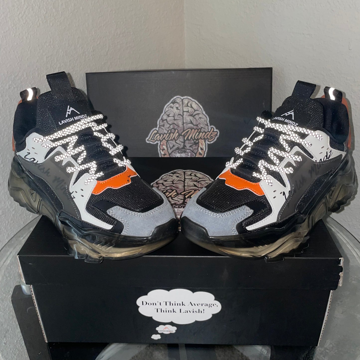 Blk/orange Cloud Surfers