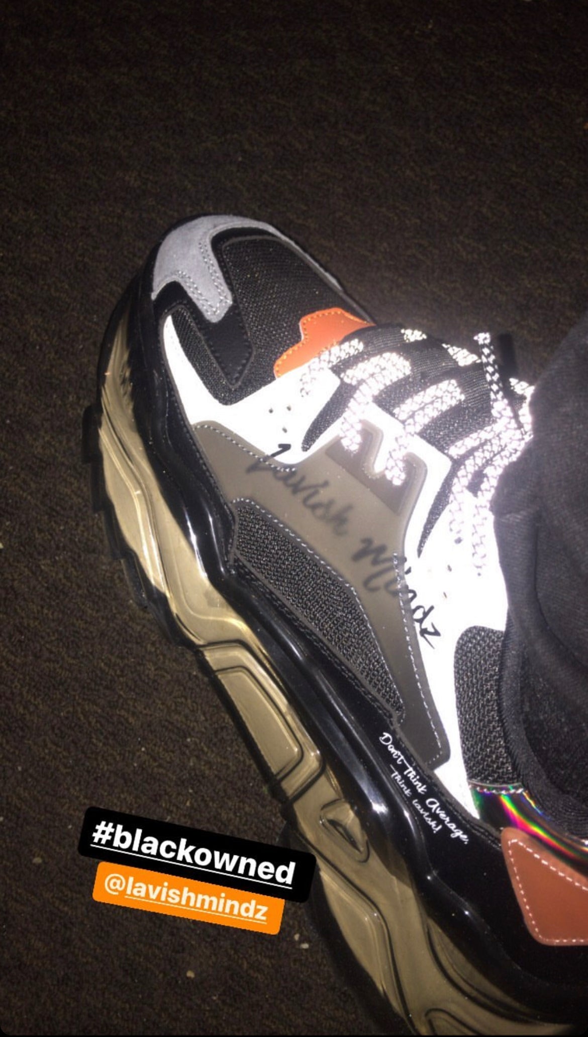 Blk/orange Cloud Surfers