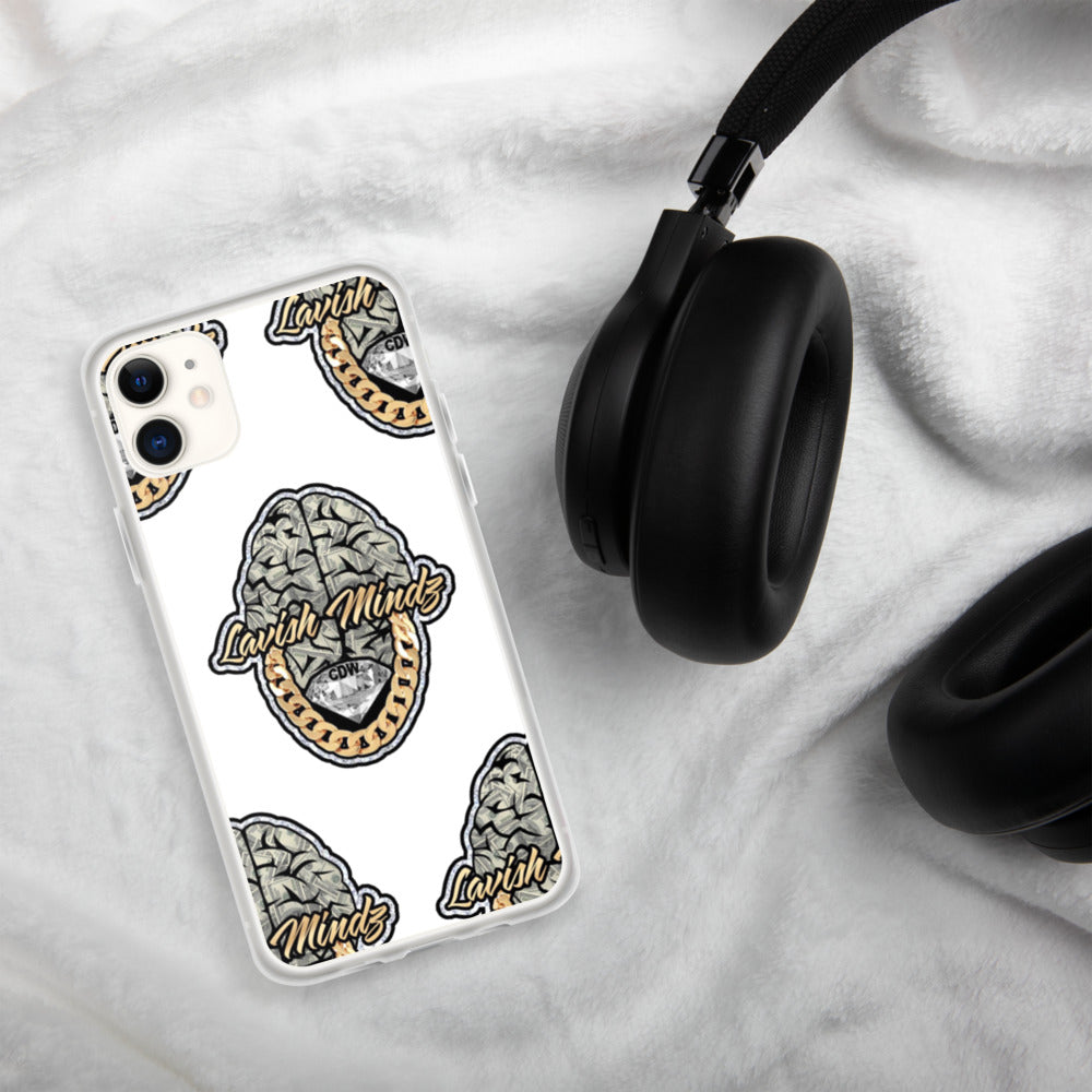 Lavish Brain White iPhone Case