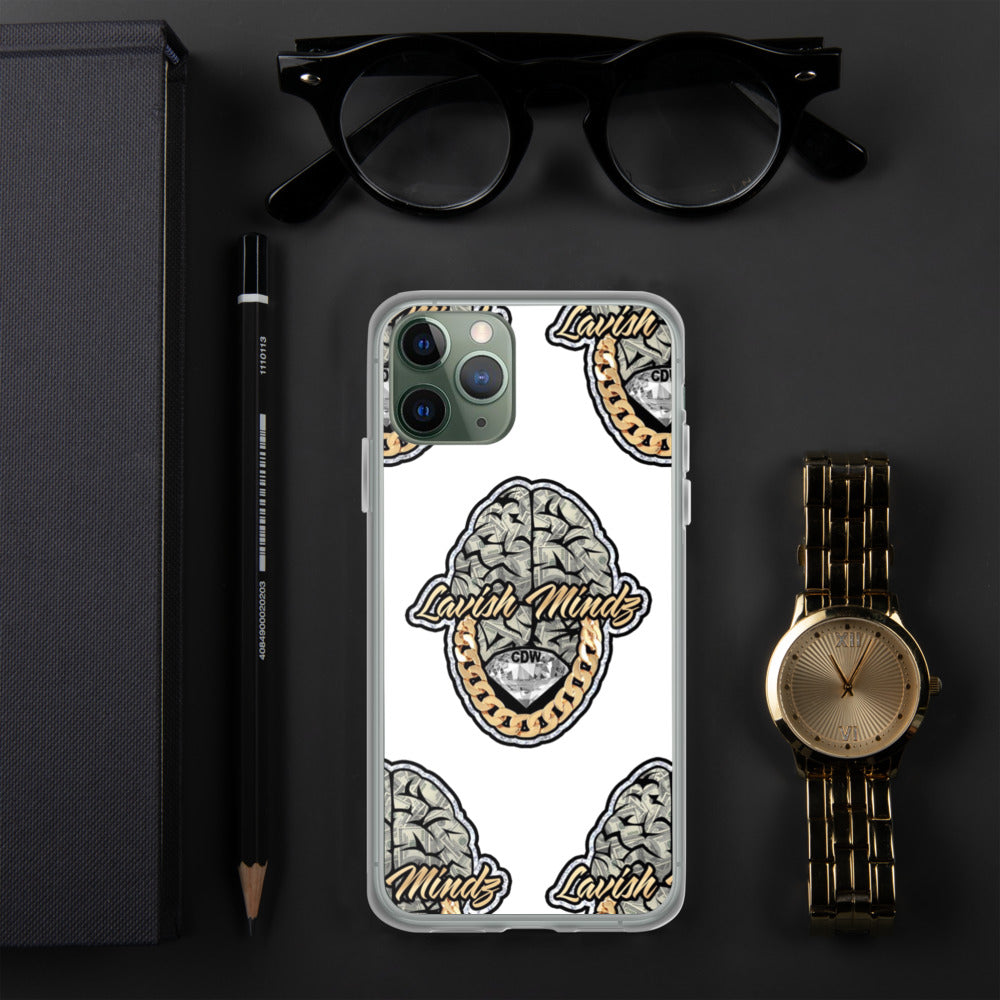 Lavish Brain White iPhone Case