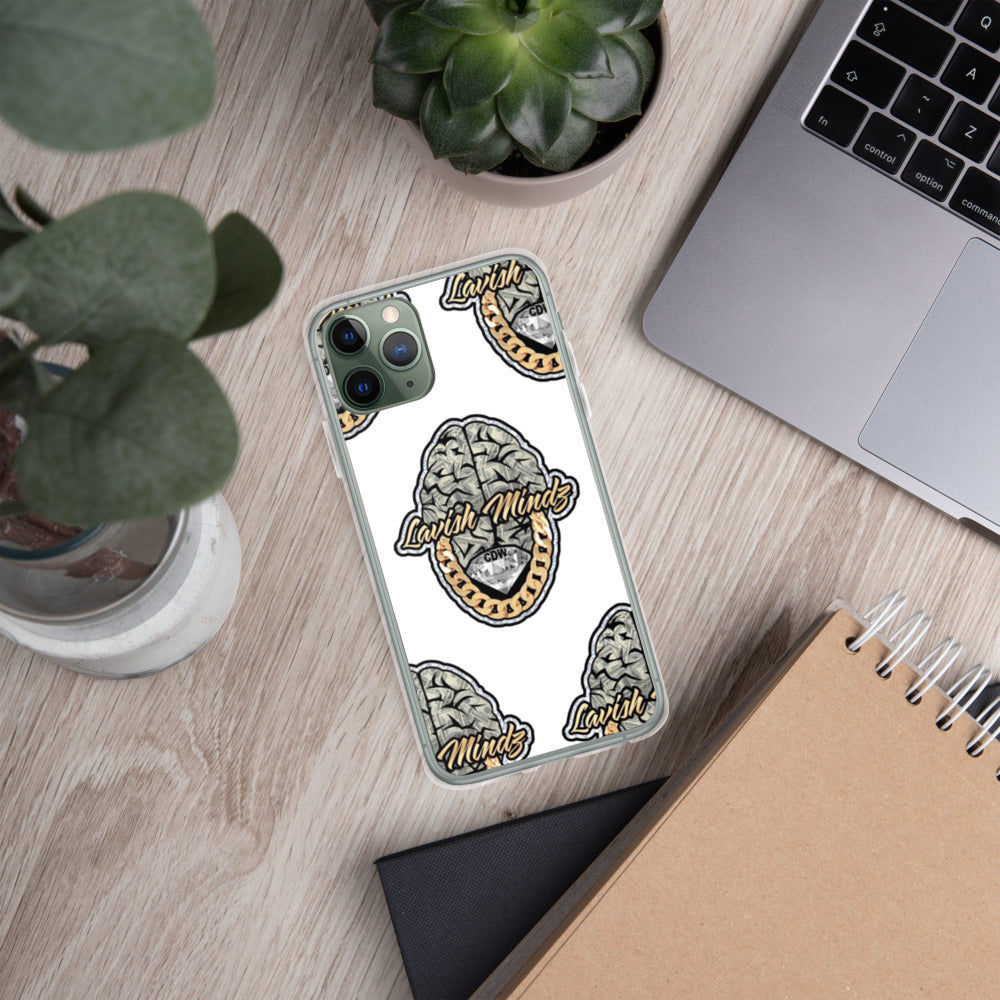 Lavish Brain White iPhone Case
